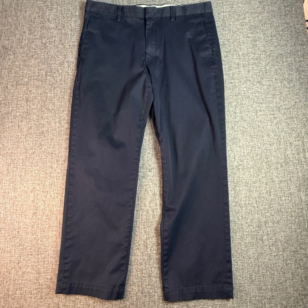 Mens Banana Republic Chinos |‎ 35Wx28L | Navy Blue Rapid Movement Pants